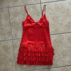 Catherine Malandrino - Red Silk Mini Dress (Rare)